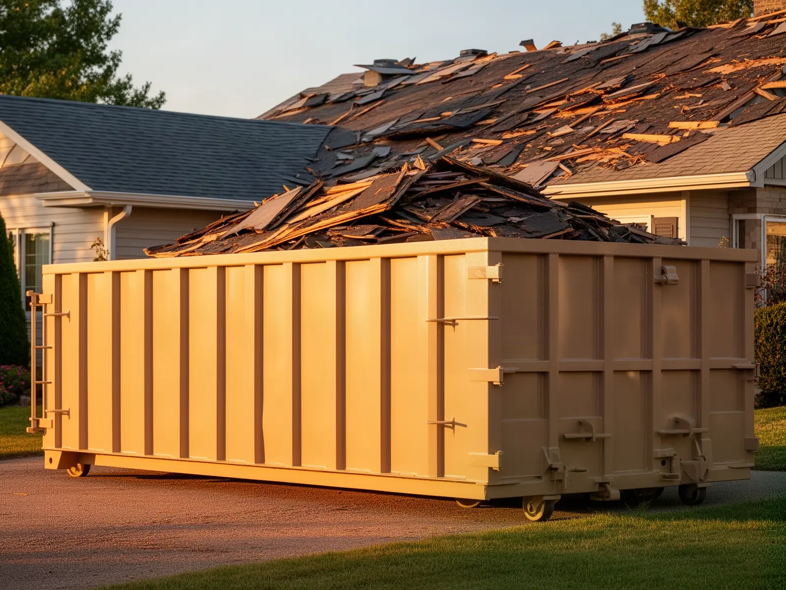 Roll-off dumpster from Gilliam's Gettysburg Dumpsters & Hauling in Gettysburg, PA